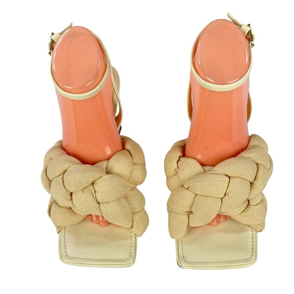 Sam Edelman Courtney Fabric Braided Ankl Stap Sandals Womens Size‎ 8.5 - Picture 4 of 14